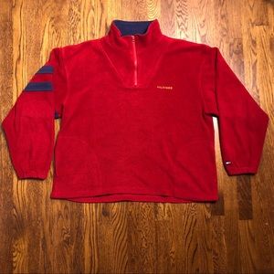 Tommy Hilfiger Soft Quarter Zip Fleece Pullover XL